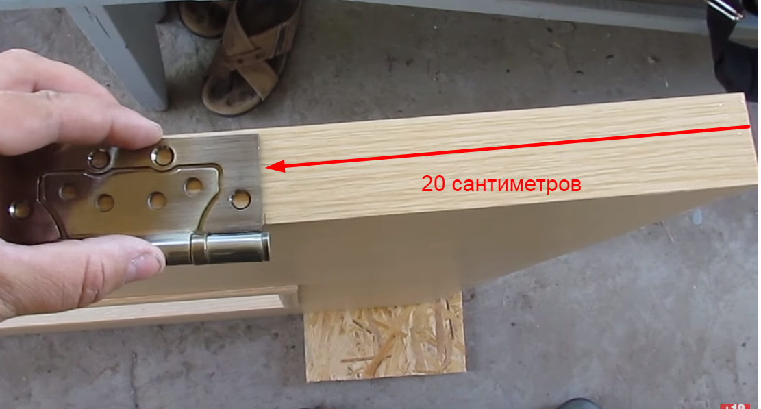 Installing the door hinges on the butterfly, step by step installation