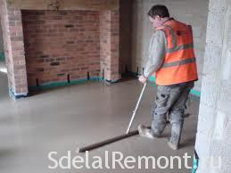 Початок ремонту підлоги