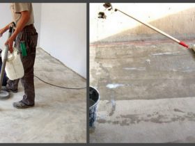 Mounting of the electric floor heating a screed
