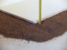 installation of dry floor