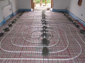 Заливка стяжки теплої підлоги