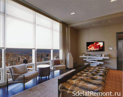 Apartments with panoramic windows