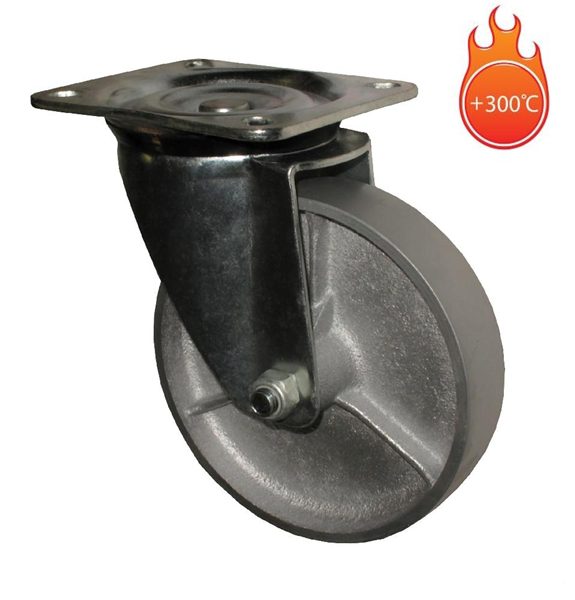 Heat-resistant cast iron wheel 