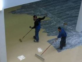 rubber paint for concrete floors