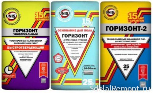 Varieties mixtures for flooring stuzhki Horizon