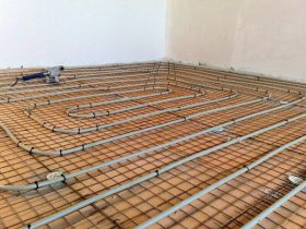 reinforcing mesh for self-leveling floor