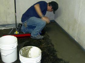 Waterproofing floor
