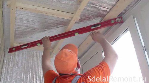 How to insulate a balcony
