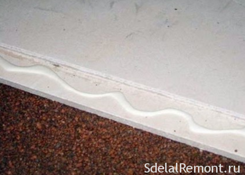 Adhesive performance Dry screed Knauf