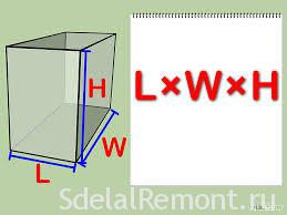 How to find the volume of the room