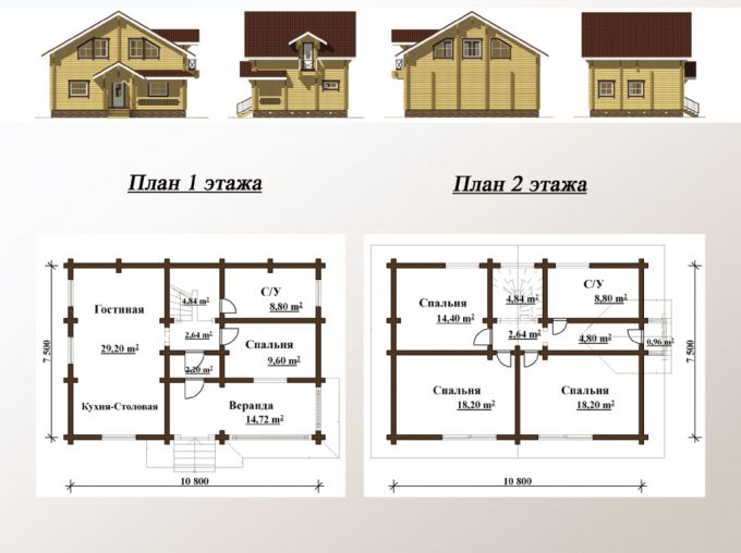 проектування будинку бруса