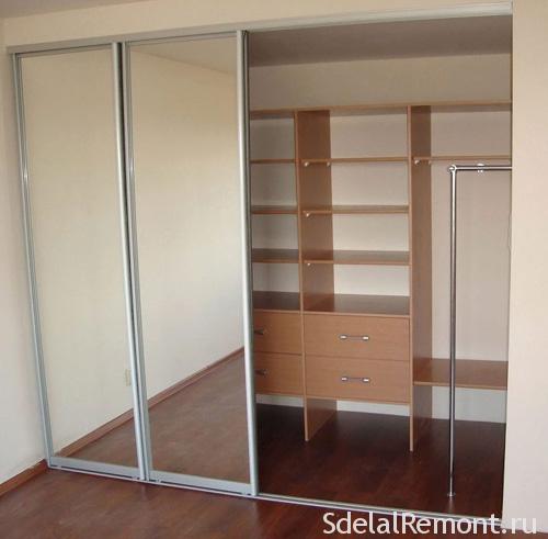 Sliding doors to the cabinet 