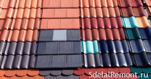 Types of sheet roofing materials