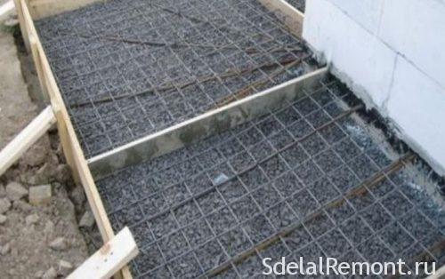подготовка бетонного основания 
