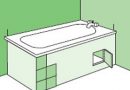 How to make bath screens made of plasterboard with their hands