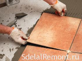 Technology Laying Ceramic Tiles, How To Lay Ceramic Tile On A Bathroom Floor