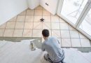 tiling technology to the floor with photos and video