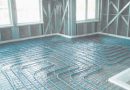 Hot water floor heating