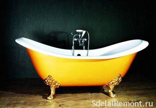 How to clean a cast-iron bath