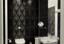 Дизайн ванной комнаты в черно-белых тонах: секреты интерьера