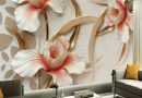 Amazing design with 3d stereoscopic wallpaper