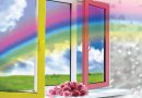Coloring of the plastic window in the home