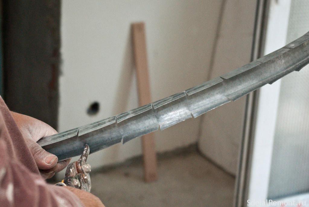 How to make the installation of arches made of plasterboard with video