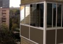 Balcony glazing PVC windows