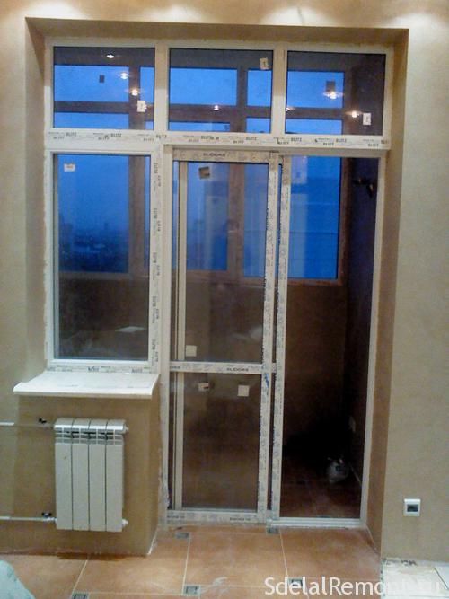 Sliding balcony doors 