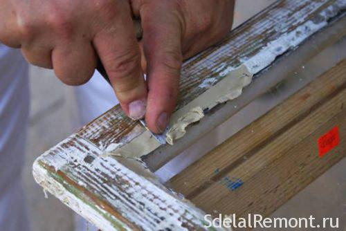 How to repair the old wooden windows