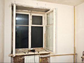 Restoration of old window frames
