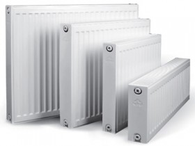 Set of steel radiators