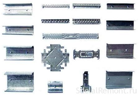 Types of fasteners metal profile