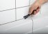 Methods for cleaning up the sealant on the surfaces in the bathroom