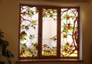 What is plastic stained-glass windows?