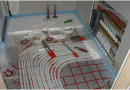 Installation and laying of water underfloor heating