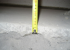 The thickness of the semi-dry screed