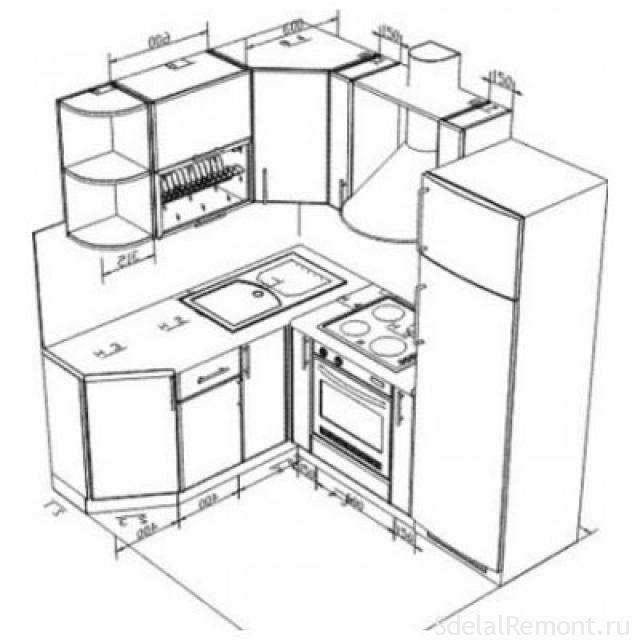 Кухня мебель своими руками чертежи