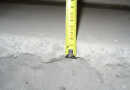 Selection floor screed thickness