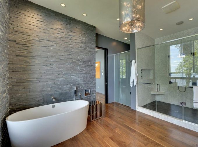 100+ идей дизайна отделки ванной комнаты плиткой