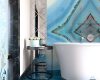 Дизайн ванной комнаты с нотками морской тематики