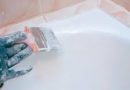 Repair your hands cracks and chips on the acrylic bath